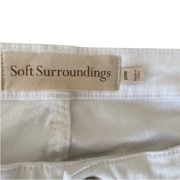 Soft Surroundings White Capris - Size 20W - Picture 6 of 6